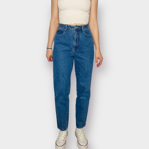 90s Gloria Vanderbilt Medium Wash Jeans - Picture 2 of 6